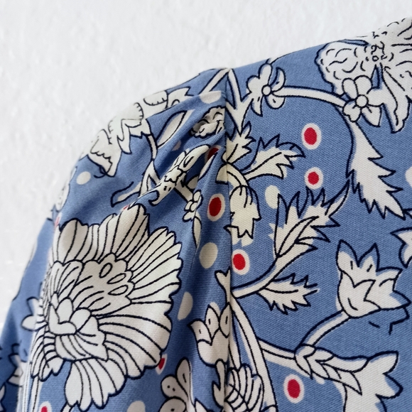 R. Vivimos Maxi Dress Sz XS 0/2 Lt BLUE Bohemian Boho Prairie Floral Dress NEW! - Picture 13 of 15